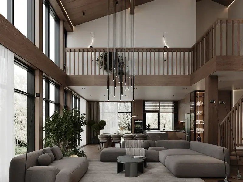 Design project by BODES® STUDIO — House Interior Design Project, 215 m², Warsaw, Warsaw