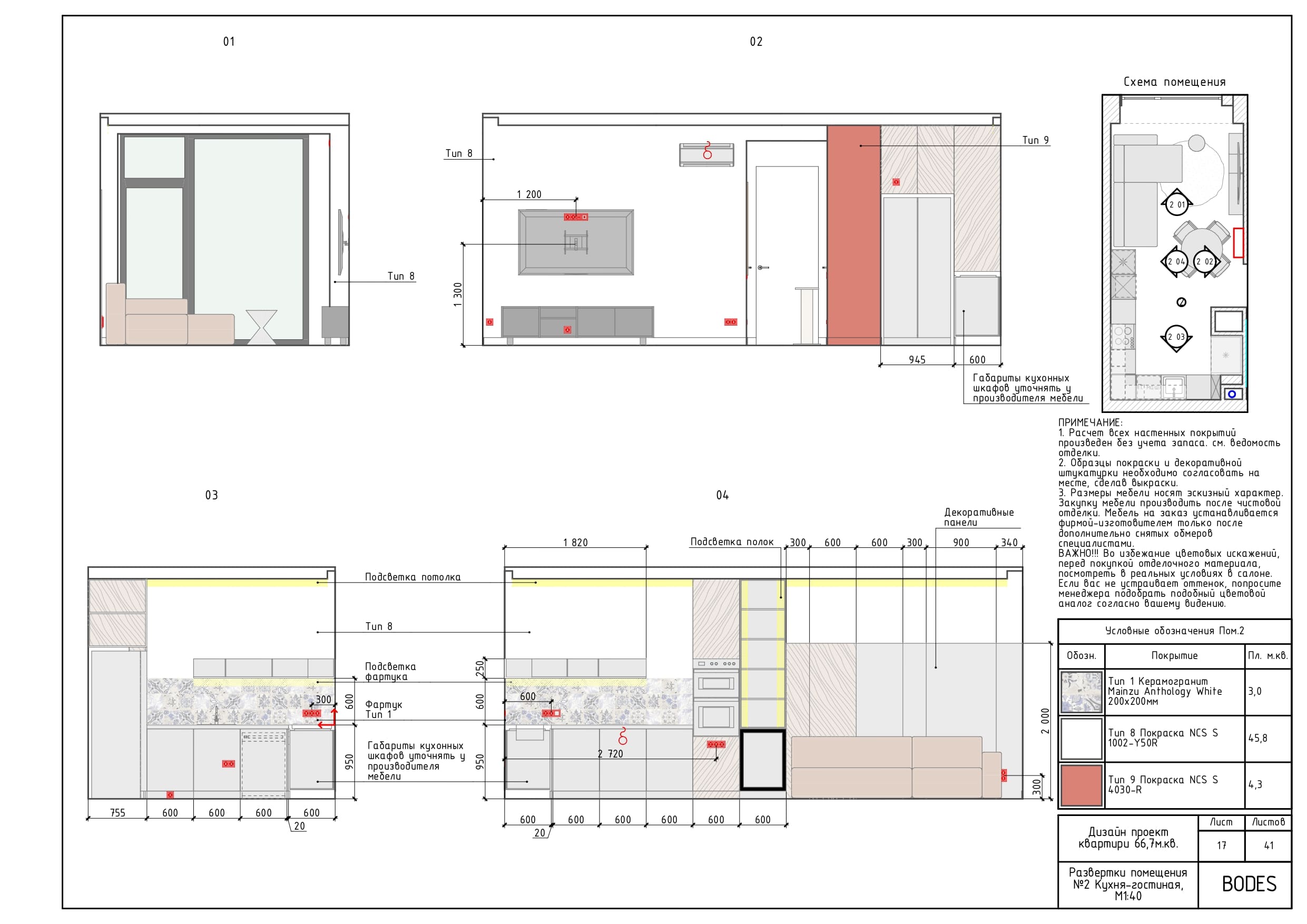 Kitchen elevations