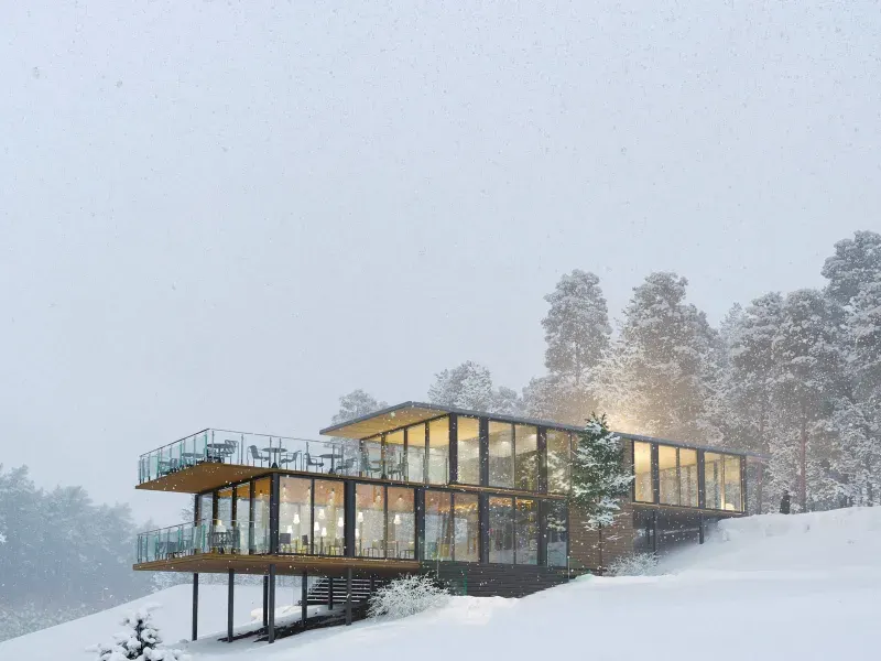 Design project by BODES® STUDIO — Restaurant Architectural Design Project, 255 m², Liechtenstein, Liechtenstein