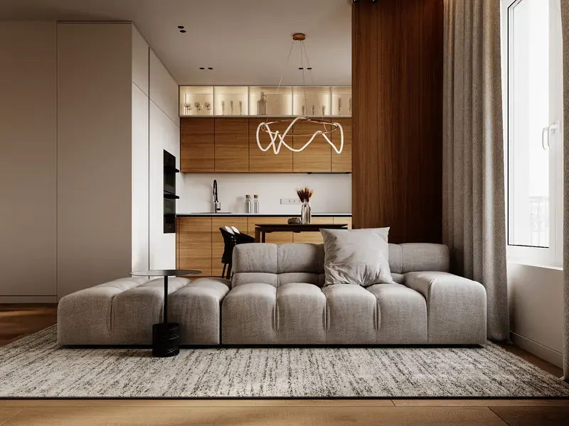 Design project by BODES® STUDIO — Apartment Interior Design Project, 72 m², Brussels, Brussels