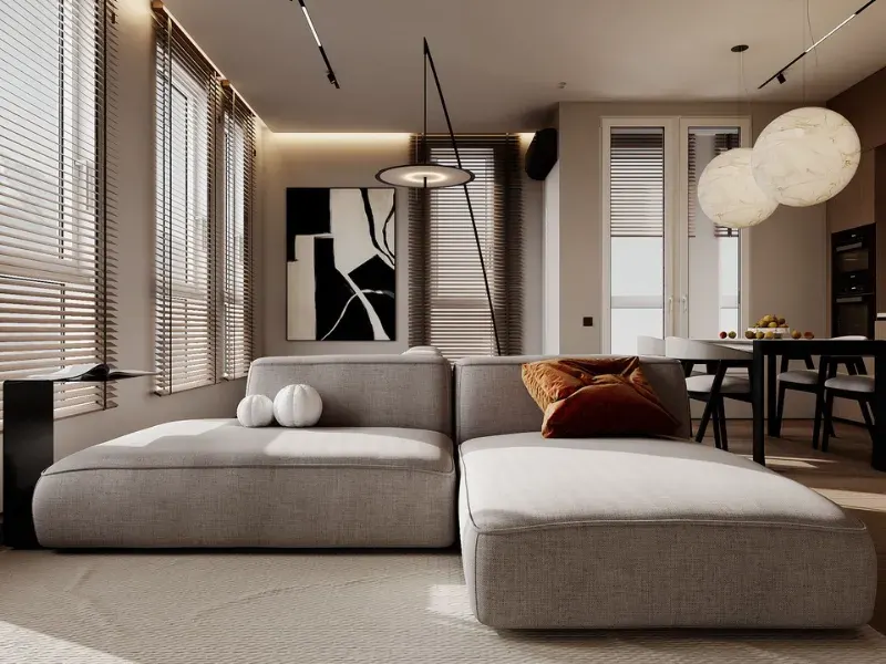 Design project by BODES® STUDIO — Apartment Interior Design Project, 87 m², Warsaw, Warsaw