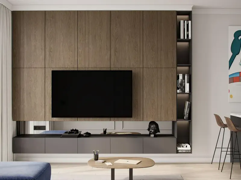 Design project by BODES® STUDIO — Apartment Interior Design Project, 46 m², Wrocław, Wrocław