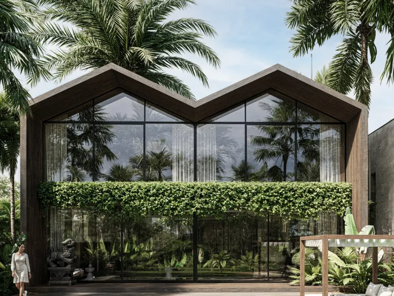 Projekt BODES® STUDIO — Projekt architektoniczny osiedla mieszkaniowego, 1209 m², Bali, Bukit, Bali, Bukit