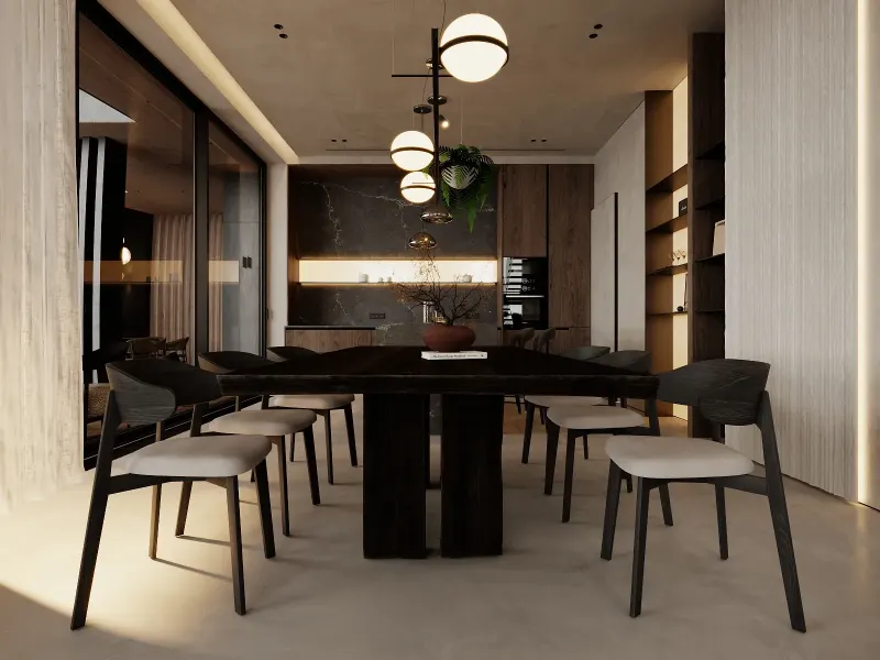 Projekt BODES® STUDIO — Projekt wnętrza domu, 290 m², Ałmaty, Ałmaty