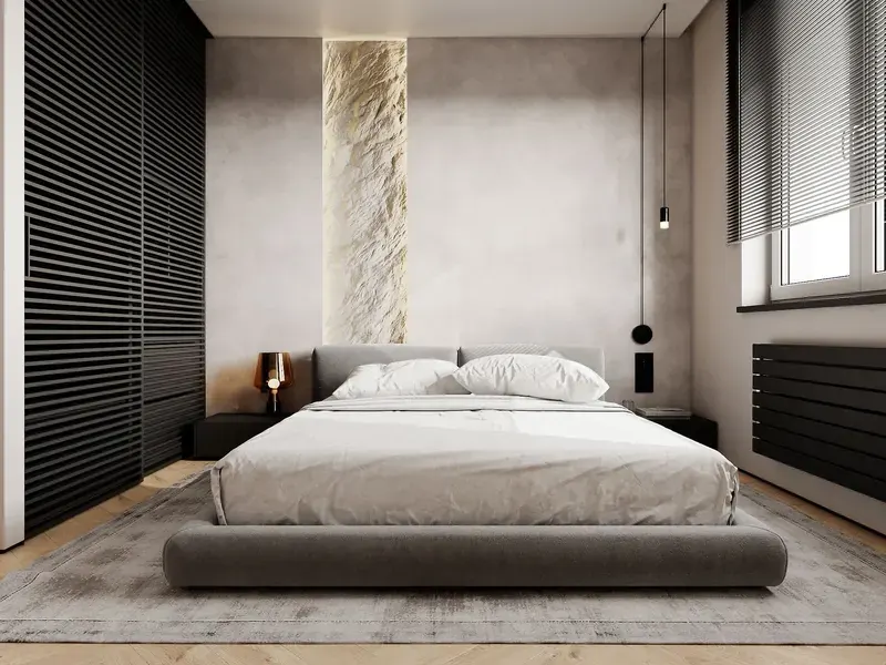 Projekt BODES® STUDIO — Projekt wnętrza mieszkania, 73 m², Warszawa, Warszawa