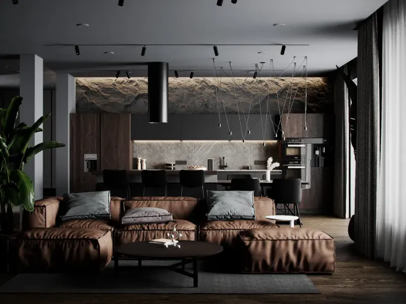 Projekt BODES® STUDIO — Projekt wnętrza domu, 255 m², Kijów, Kijów