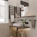 Duplex apartment in Scandinavian style, bathroom, photo 21