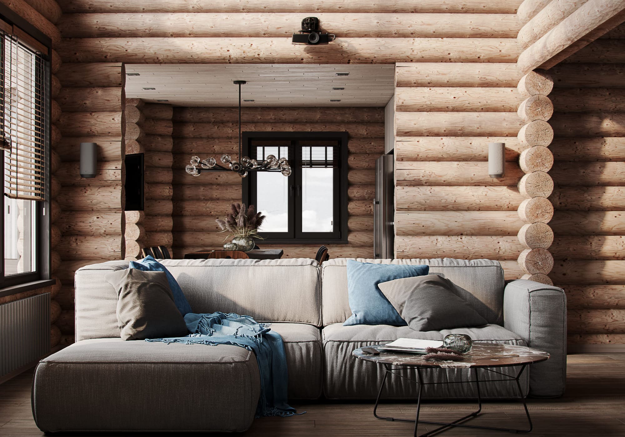 Country house, kitchen-living room, photo 58