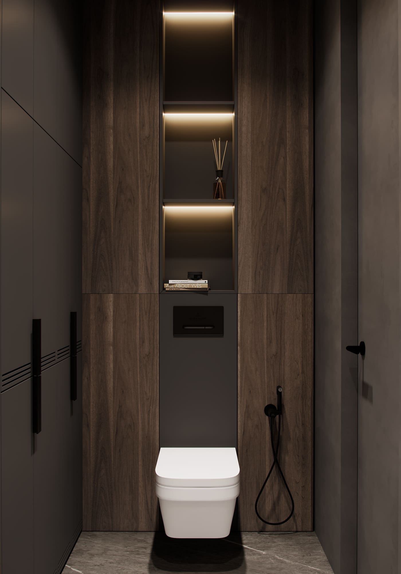 Стильна квартира в світлих тонах з панорамним видом, ванна, фото 35