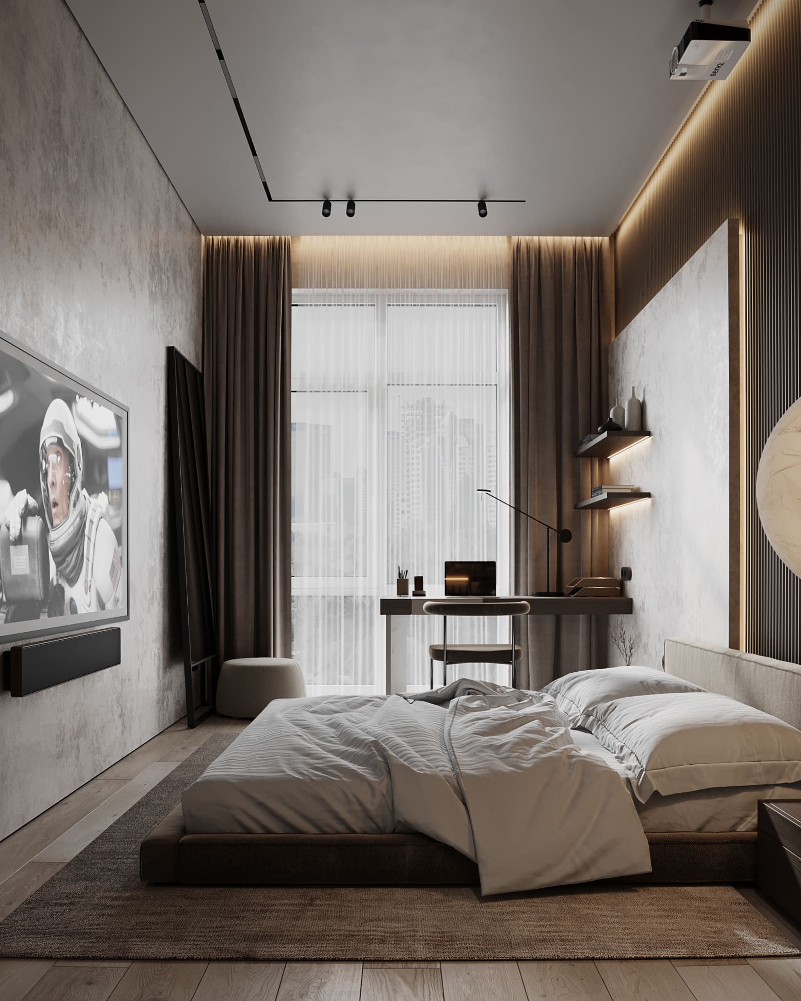 Modern spacious apartment for a couple, bedroom, photo 19