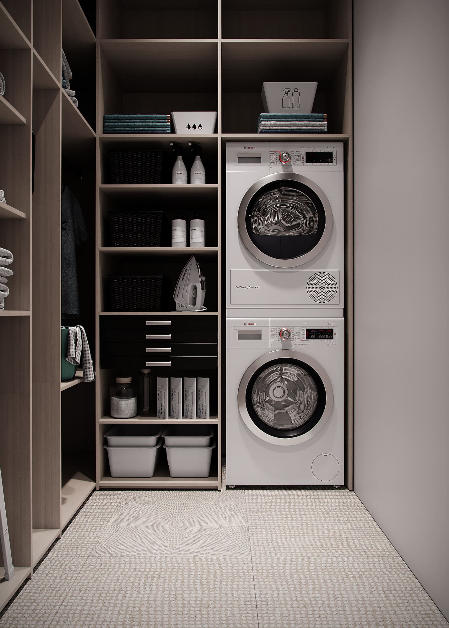 A spacious apartment for a young couple, laundry, photo 2