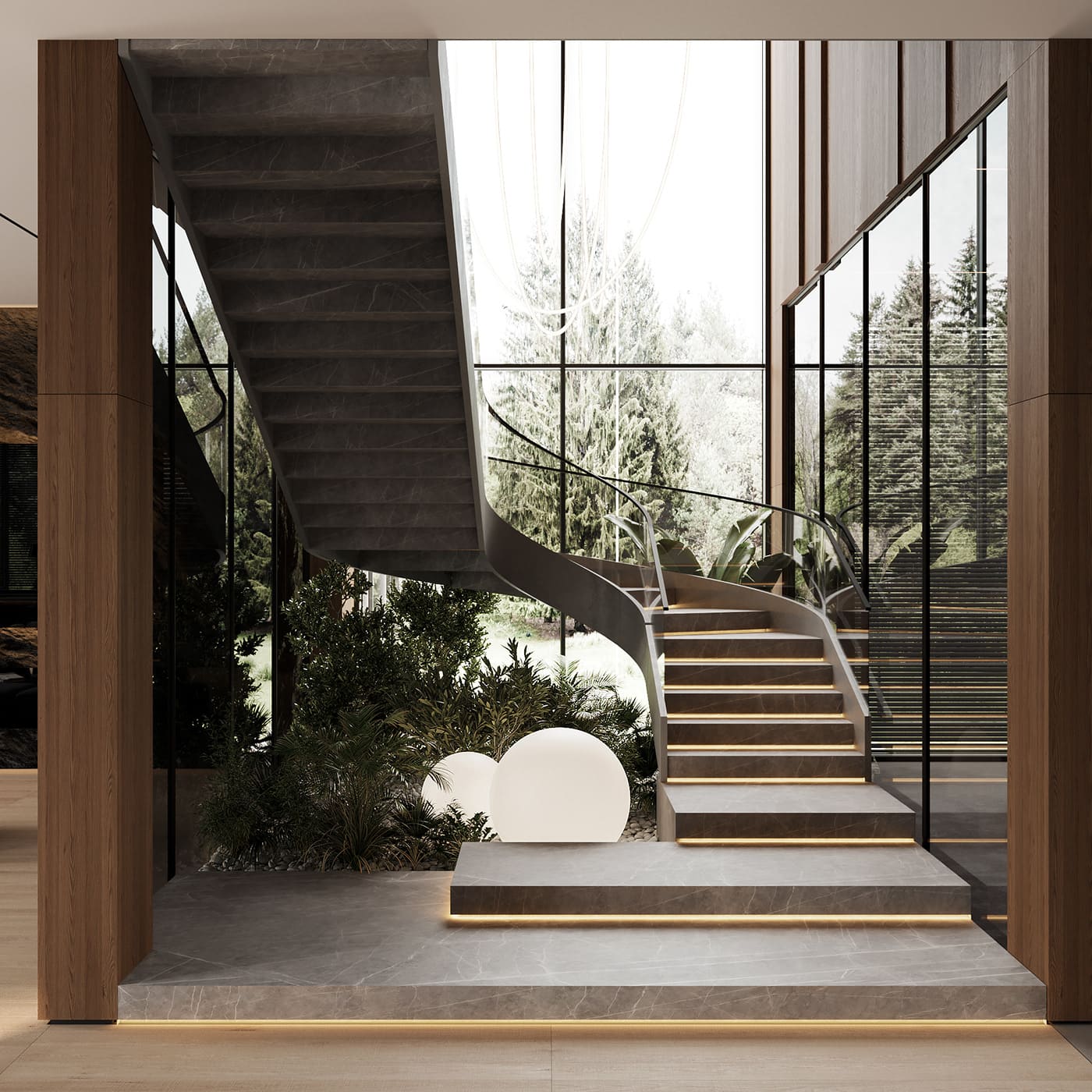Современный дом с элементами минимализма