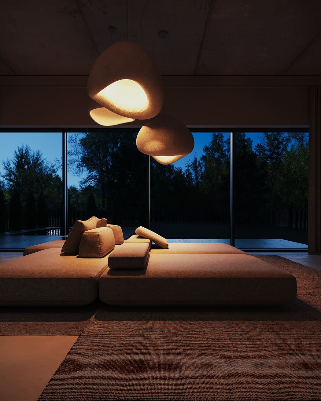 House Interior Design Project, 215 m², Warsaw, 2024 — image 2