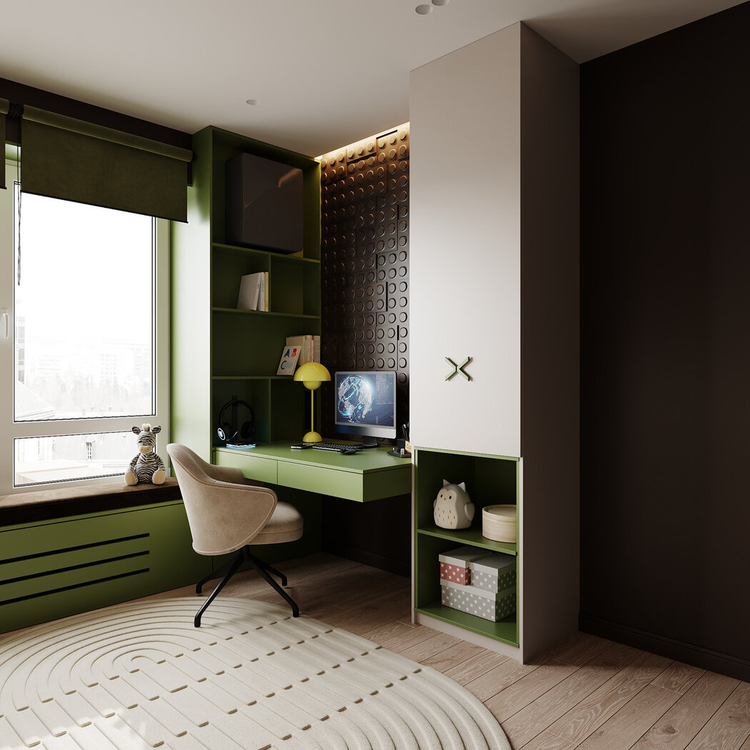 Bright apartment for a creative family , childroom, photo 13