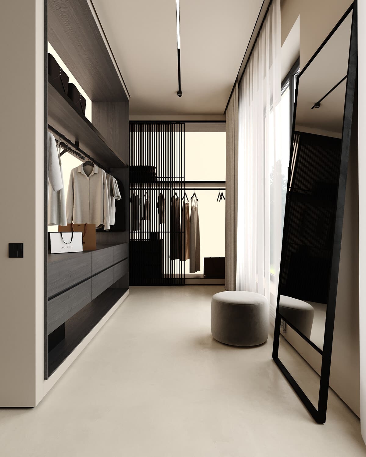 Multifunctional spacious apartment for a family, wardrobe, photo 61