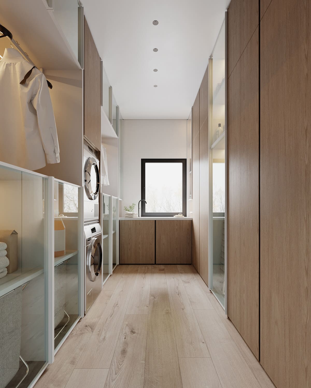 A large apartment for a modern family, wardrobe, photo 3