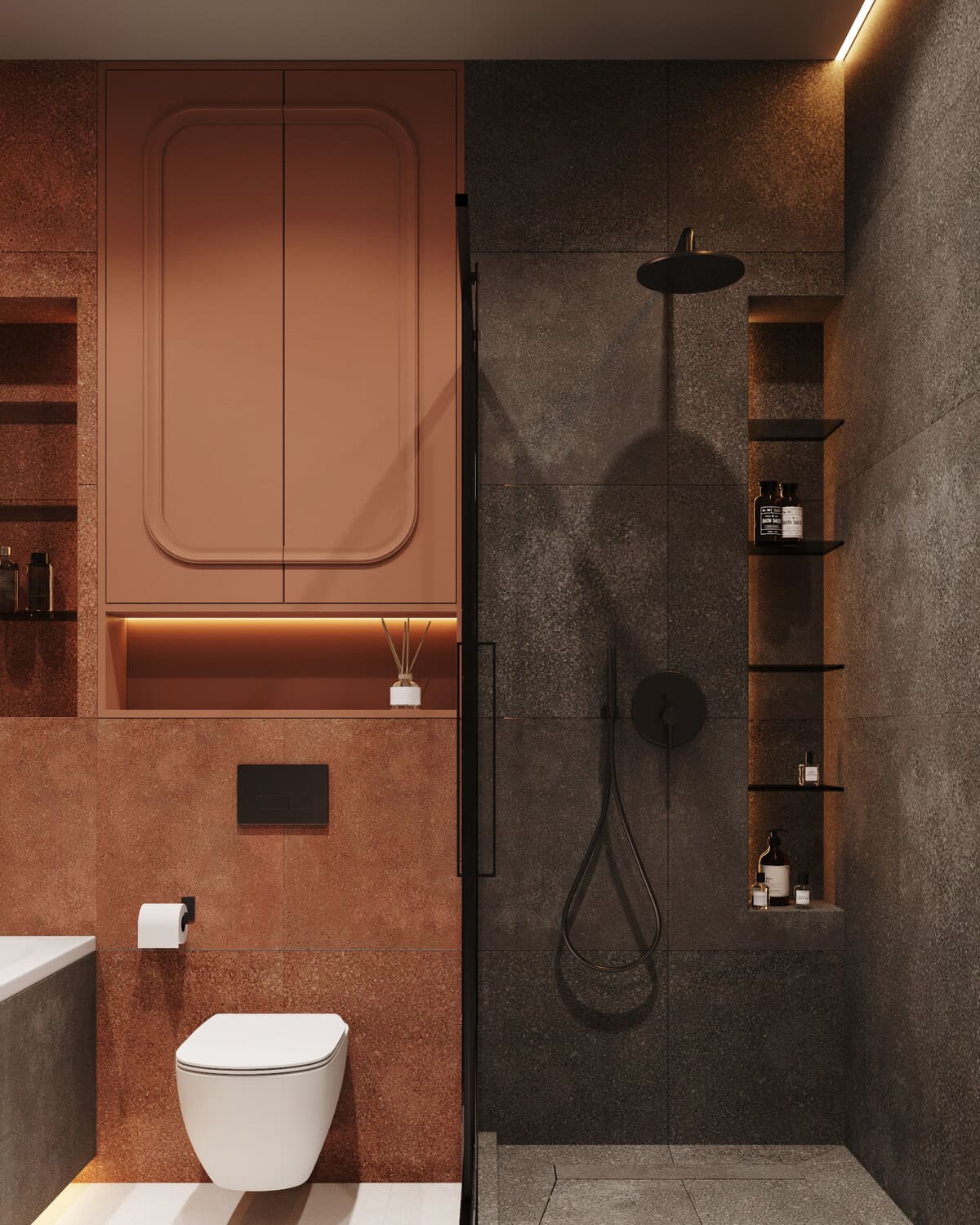 Aesthetic apartment for a young family, bathroom, photo 50