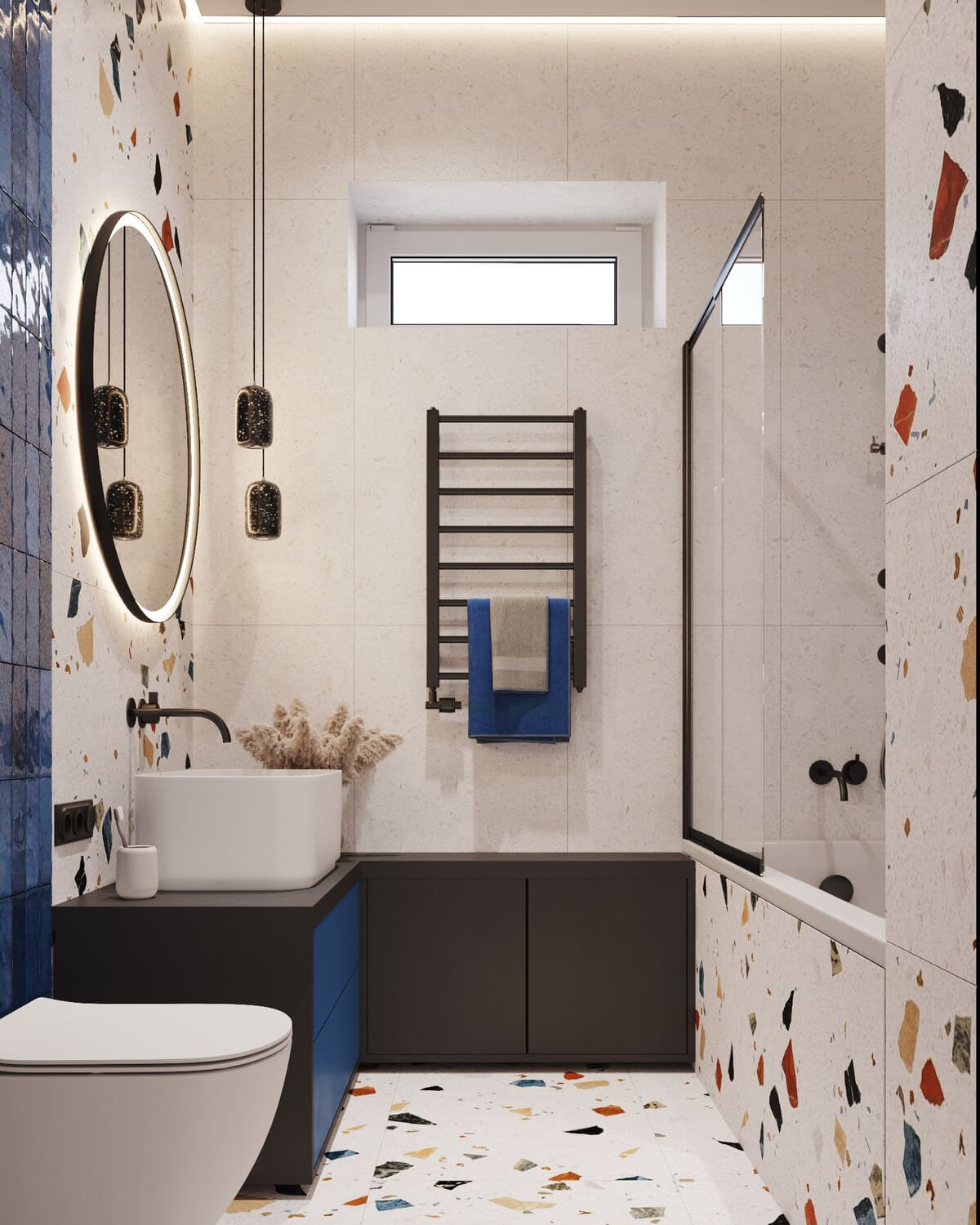 Aesthetic apartment for a young family, bathroom, photo 33