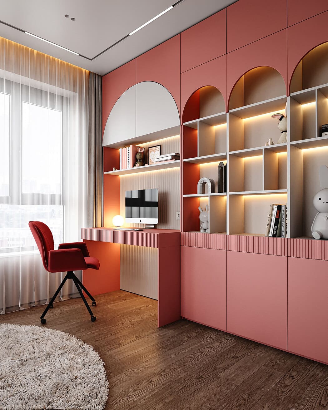 Modern apartment in calm colours, childroom, photo 16