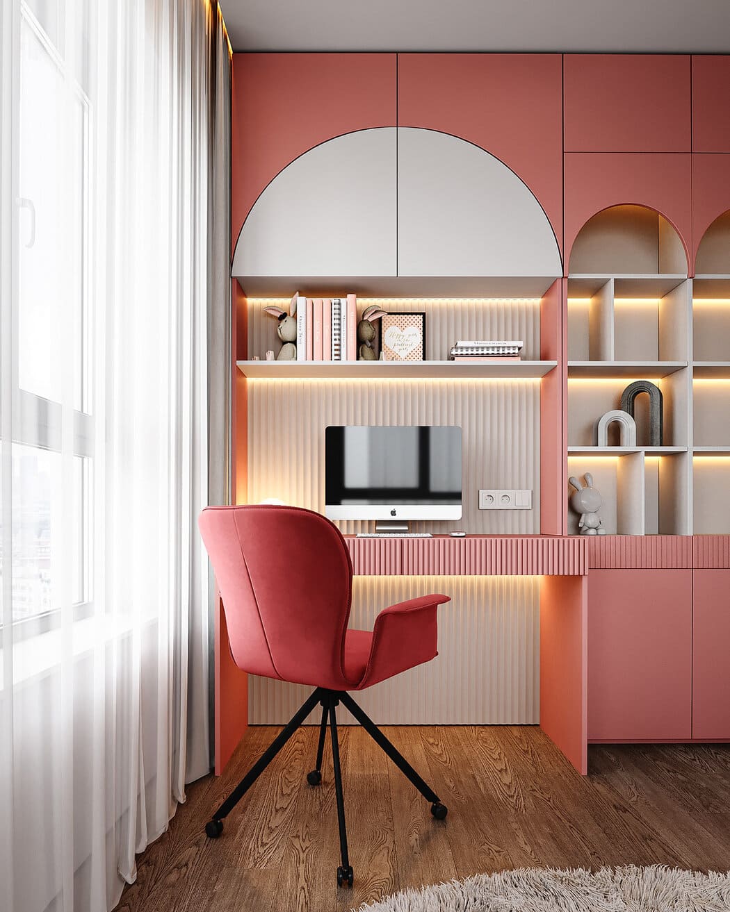 Modern apartment in calm colours, childroom, photo 15