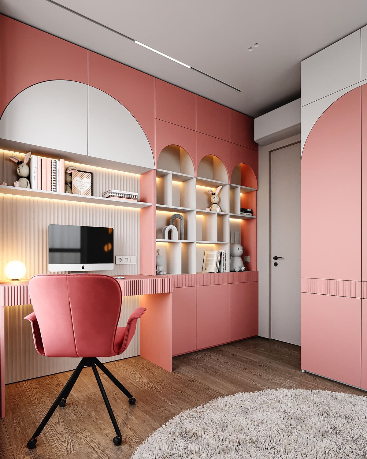 Modern apartment in calm colours, childroom, photo 14