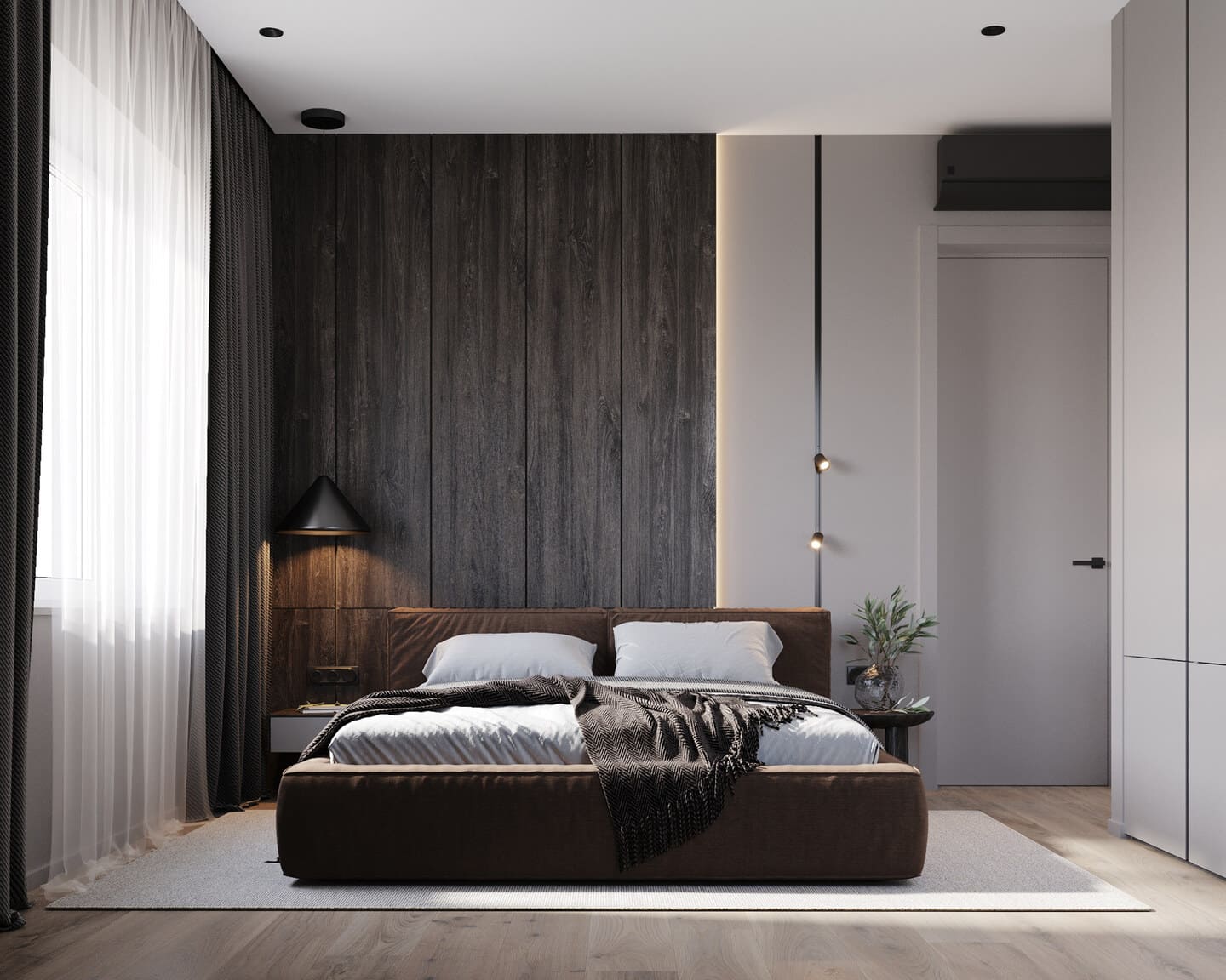 Aesthetic apartment for a young family, bedroom, photo 20