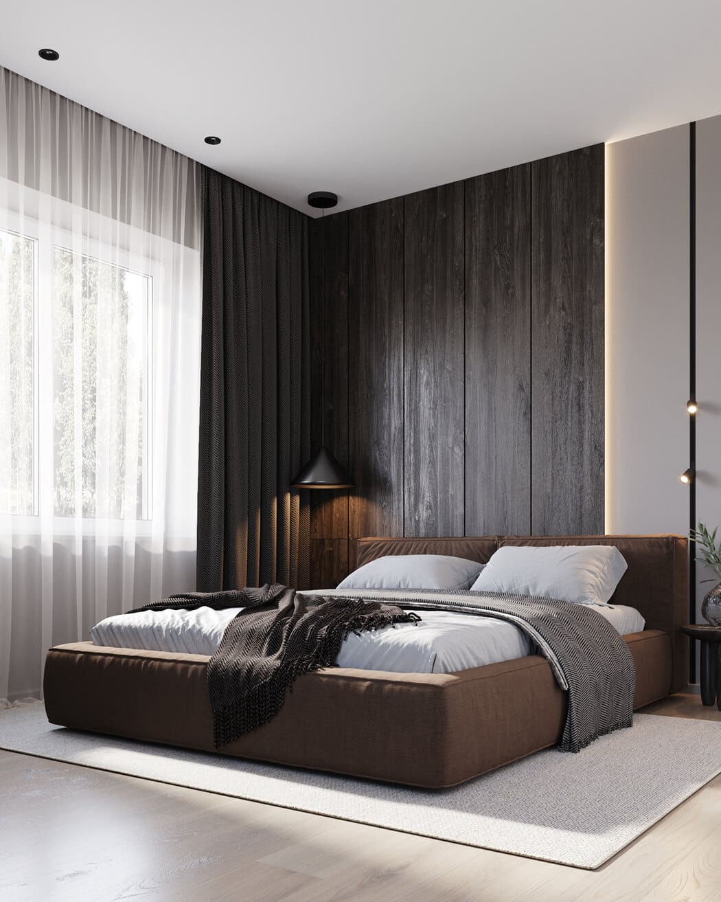 Aesthetic apartment for a young family, bedroom, photo 19