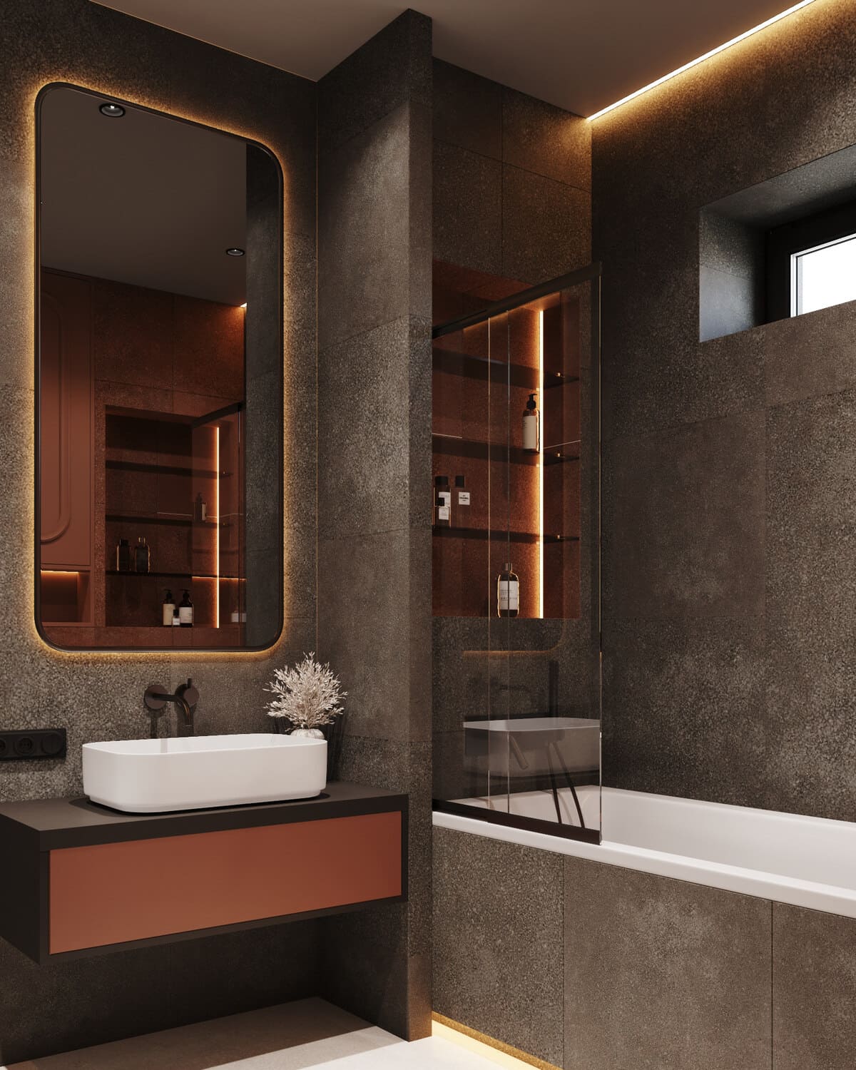 Aesthetic apartment for a young family, bathroom, photo 55