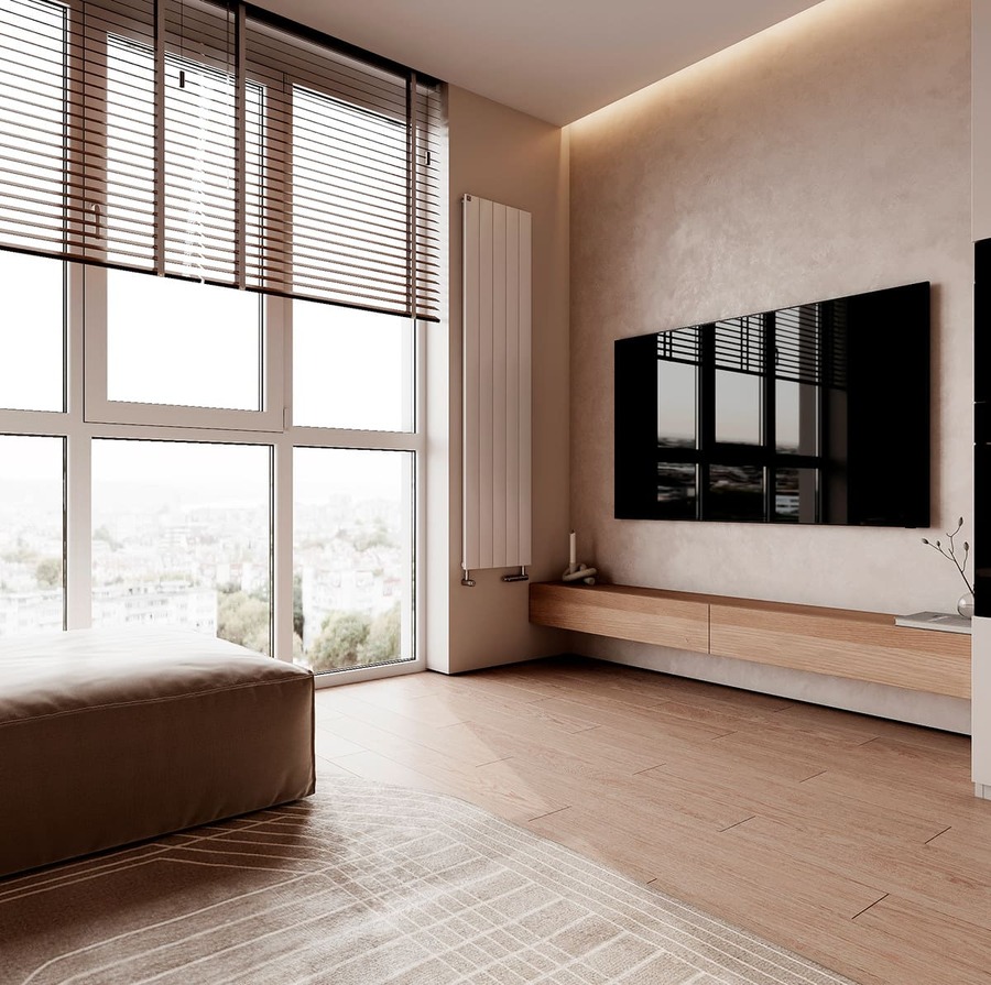 Гостиная, кадр 1 — Дизайн-проект квартиры 83 м² в Киеве