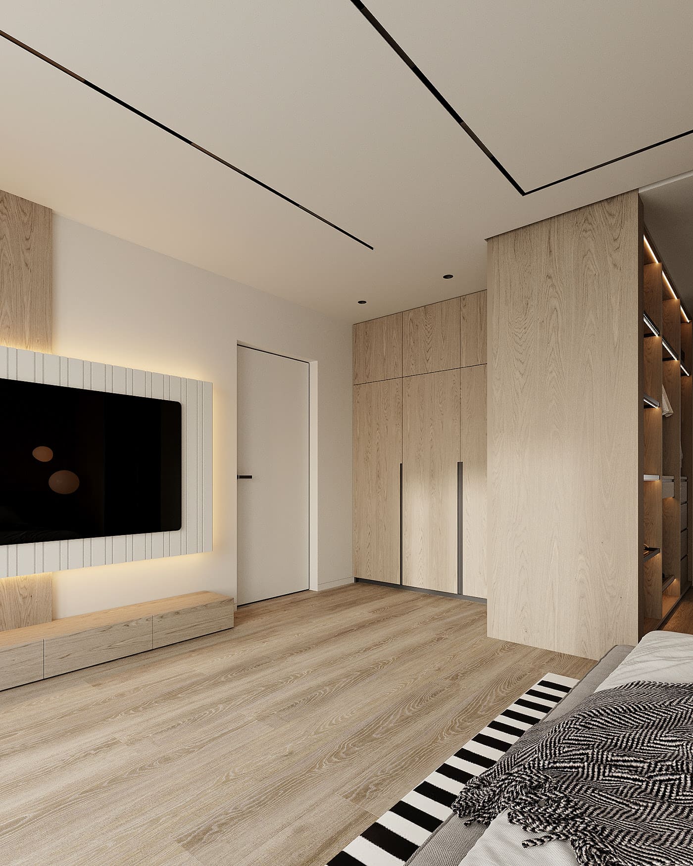 Modern two-storey apartment, bedroom, photo 56