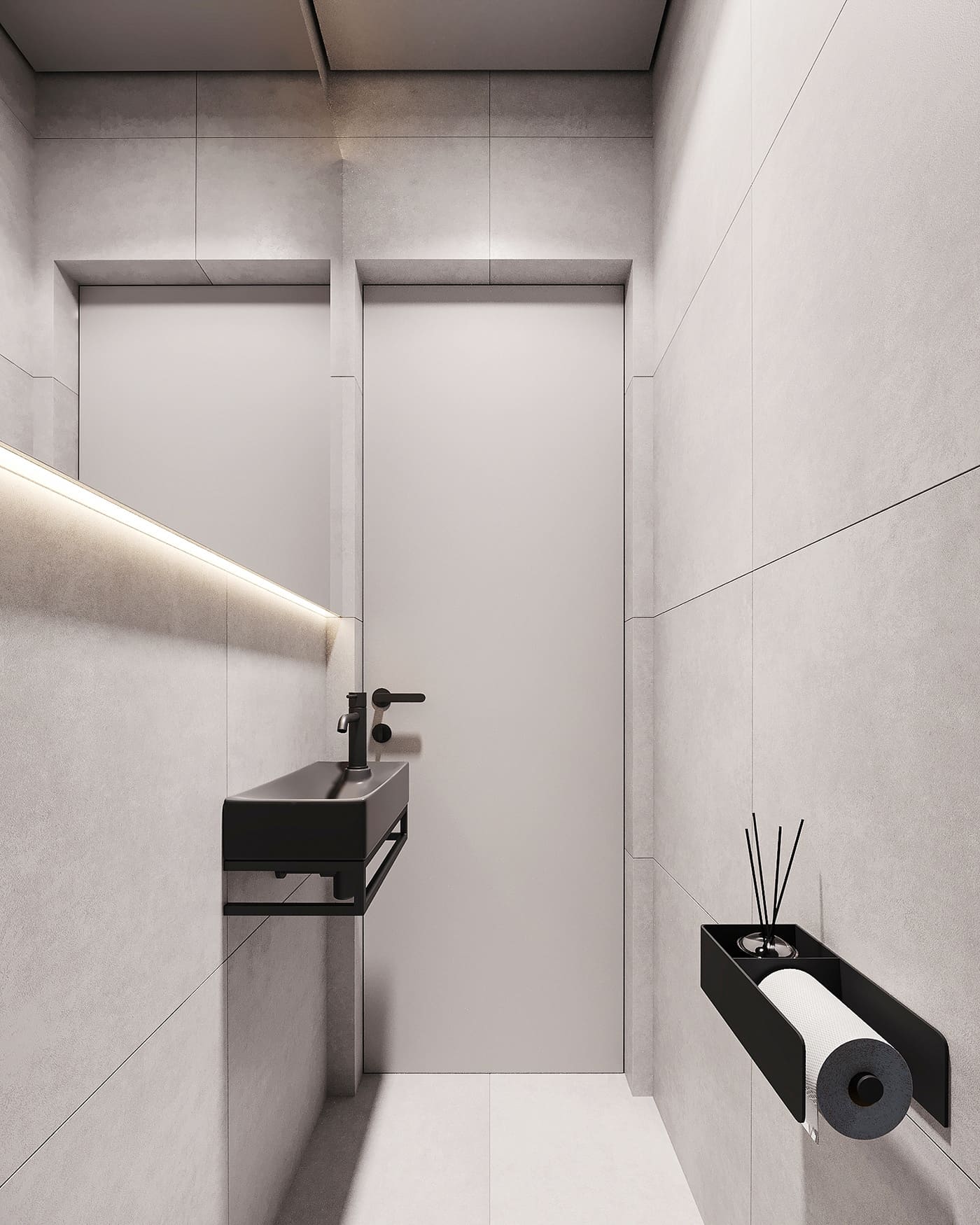 Minimalist apartment with a sophisticated terrace, bathroom, photo 19 