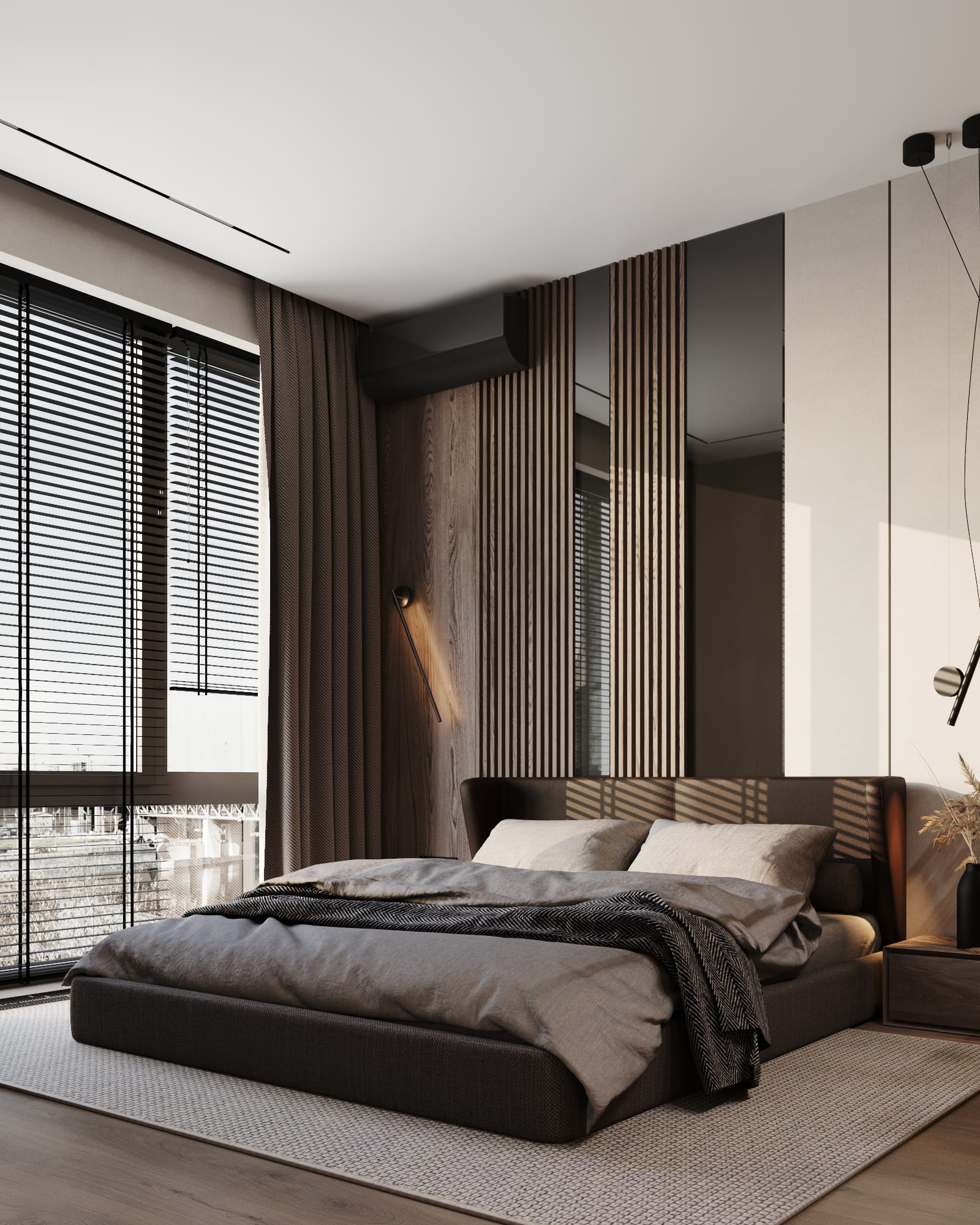 Modern apartment for a bachelor, bedroom, photo 3