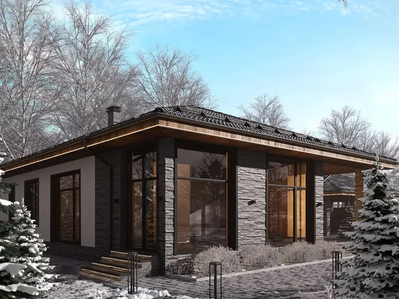 Design project by BODES® STUDIO — House Architectural Design Project, 110 m², Kyiv, Kyiv