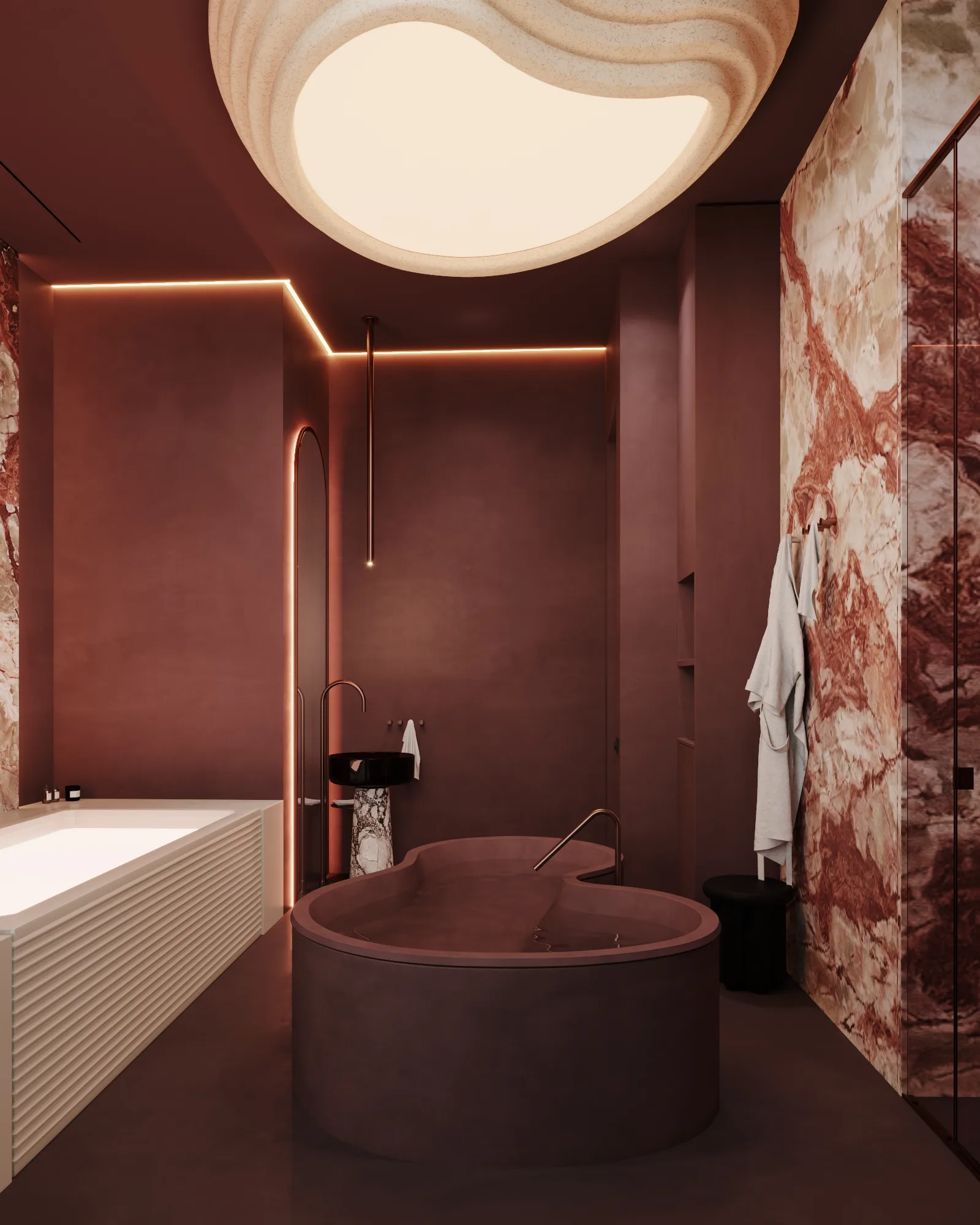 Wellness & Spa Interior Design Project, 450 m², Bali, Nusa Dua — image 35