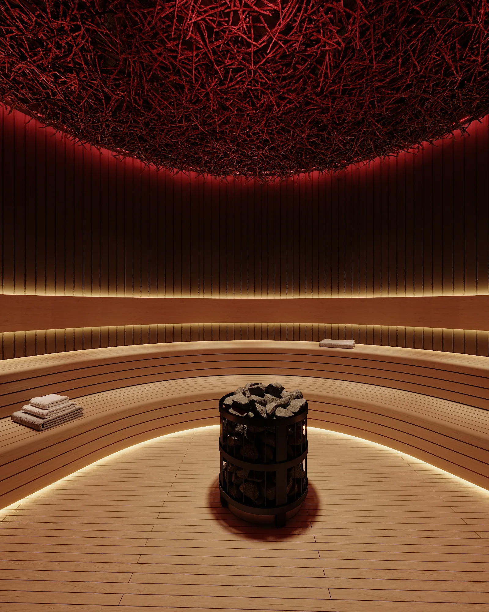 Wellness & Spa Interior Design Project, 450 m², Bali, Nusa Dua — image 53