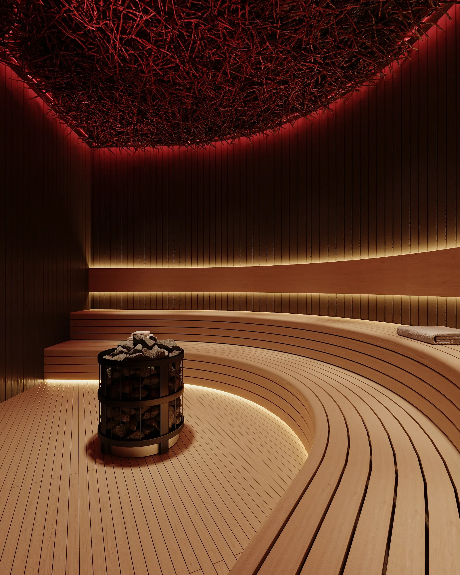 Wellness & Spa Interior Design Project, 450 m², Bali, Nusa Dua — image 54