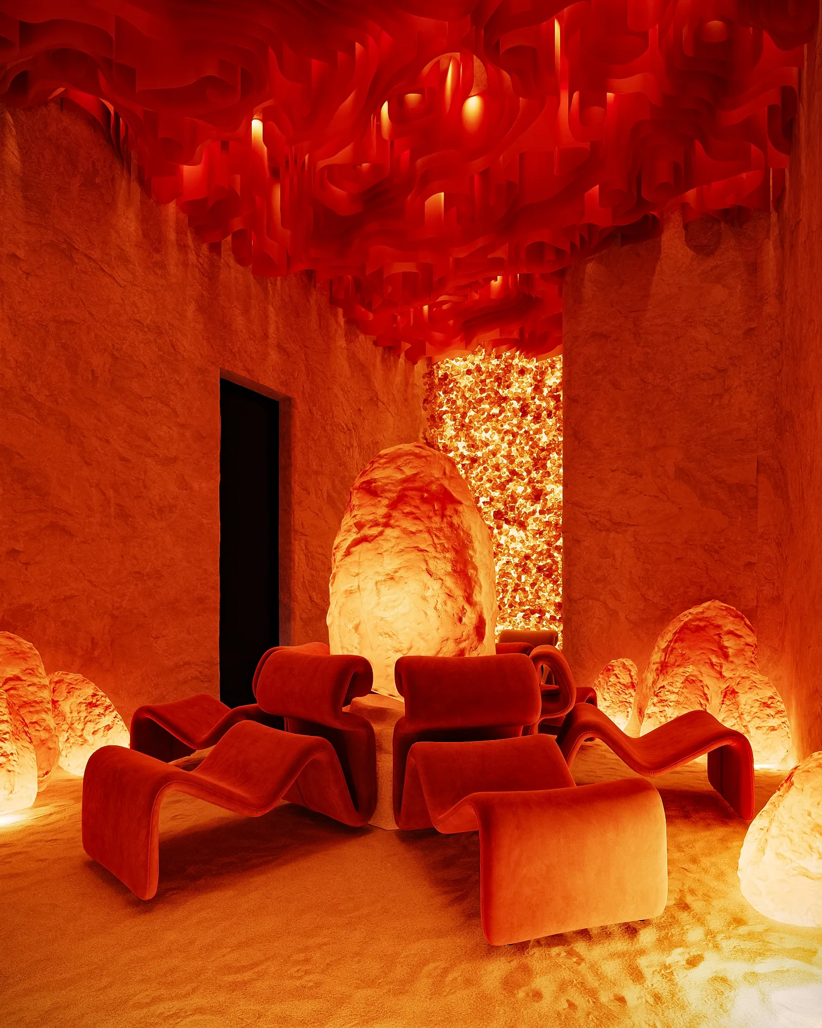Wellness & Spa Interior Design Project, 450 m², Bali, Nusa Dua — image 62