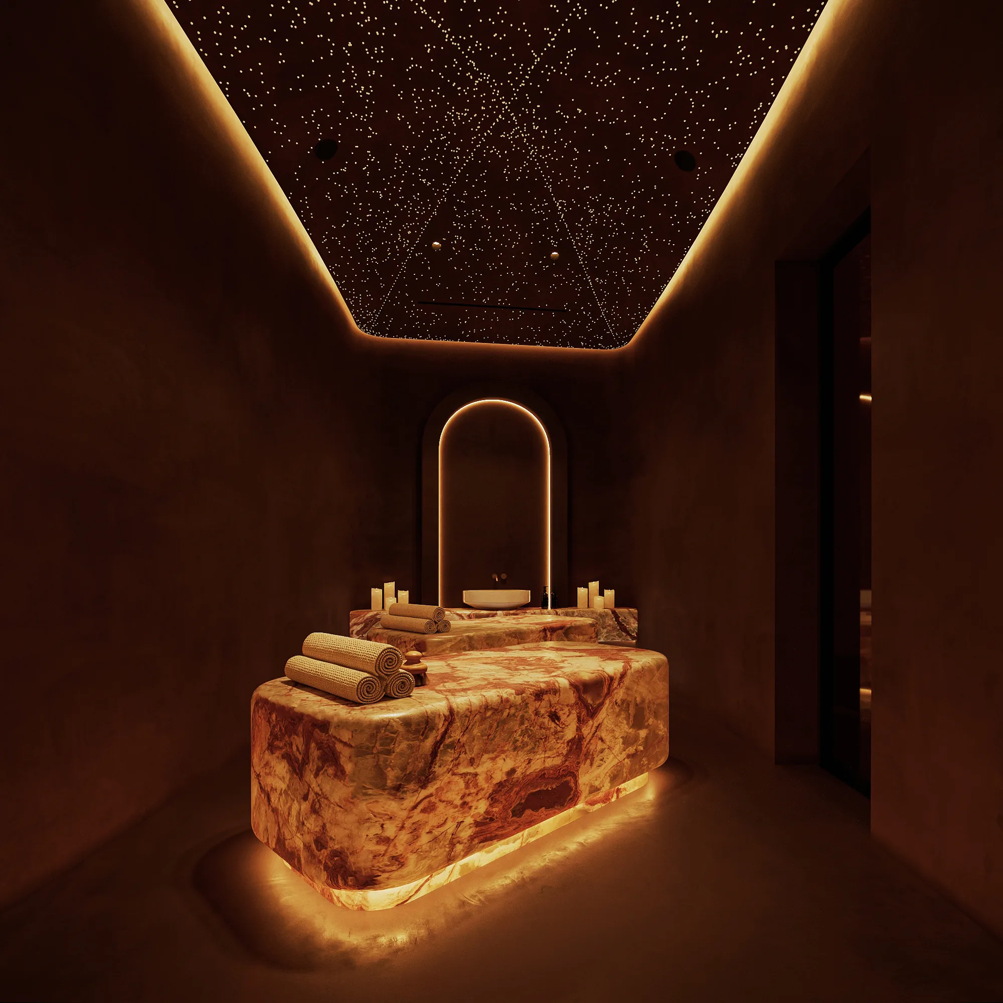 Wellness & Spa Interior Design Project, 450 m², Bali, Nusa Dua — image 64