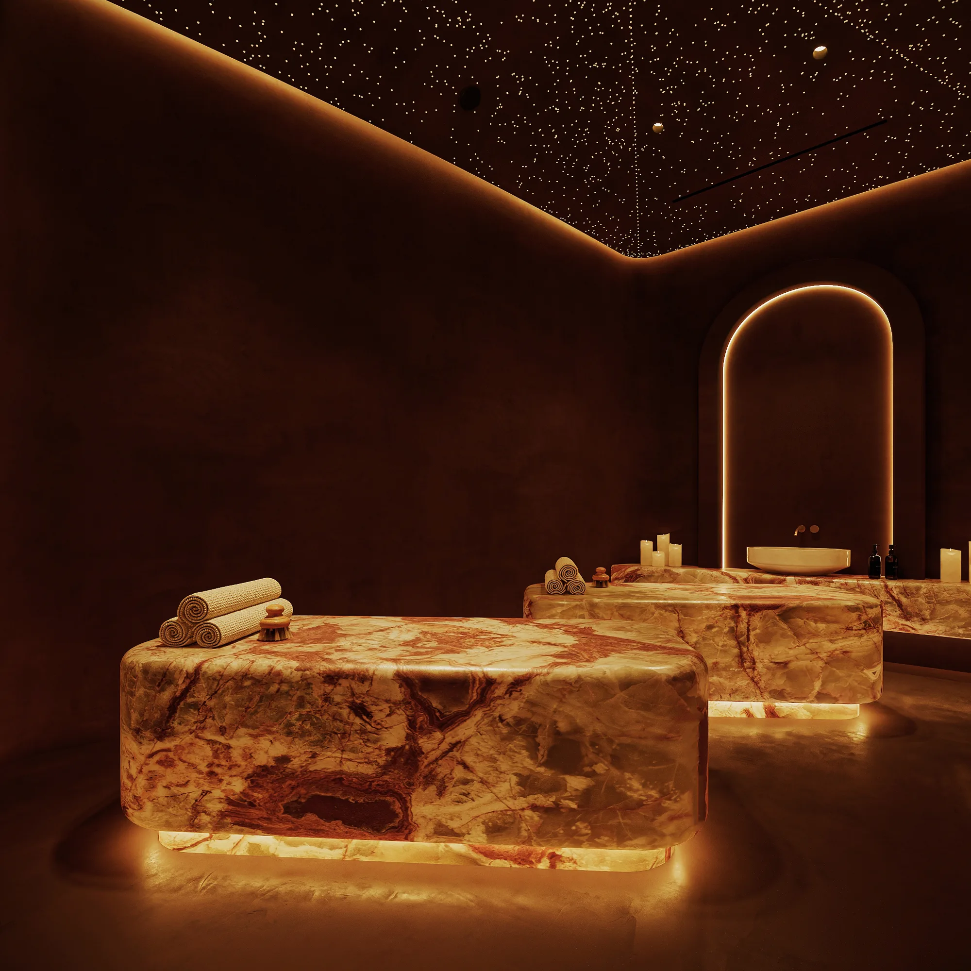 Wellness & Spa Interior Design Project, 450 m², Bali, Nusa Dua — image 65
