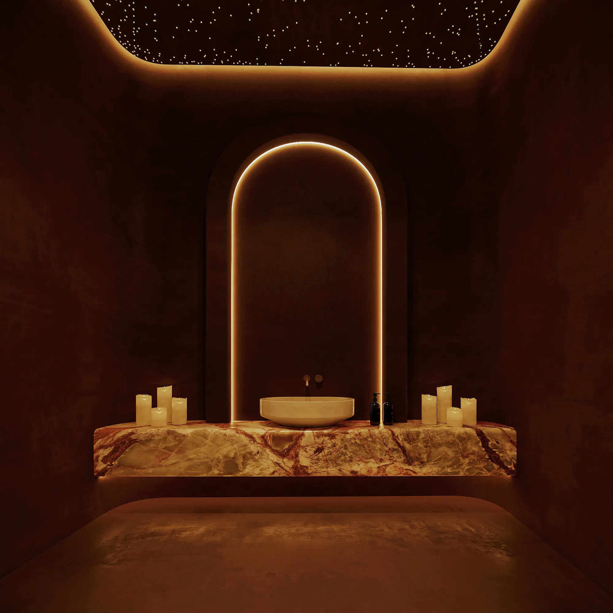 Wellness & Spa Interior Design Project, 450 m², Bali, Nusa Dua — image 66