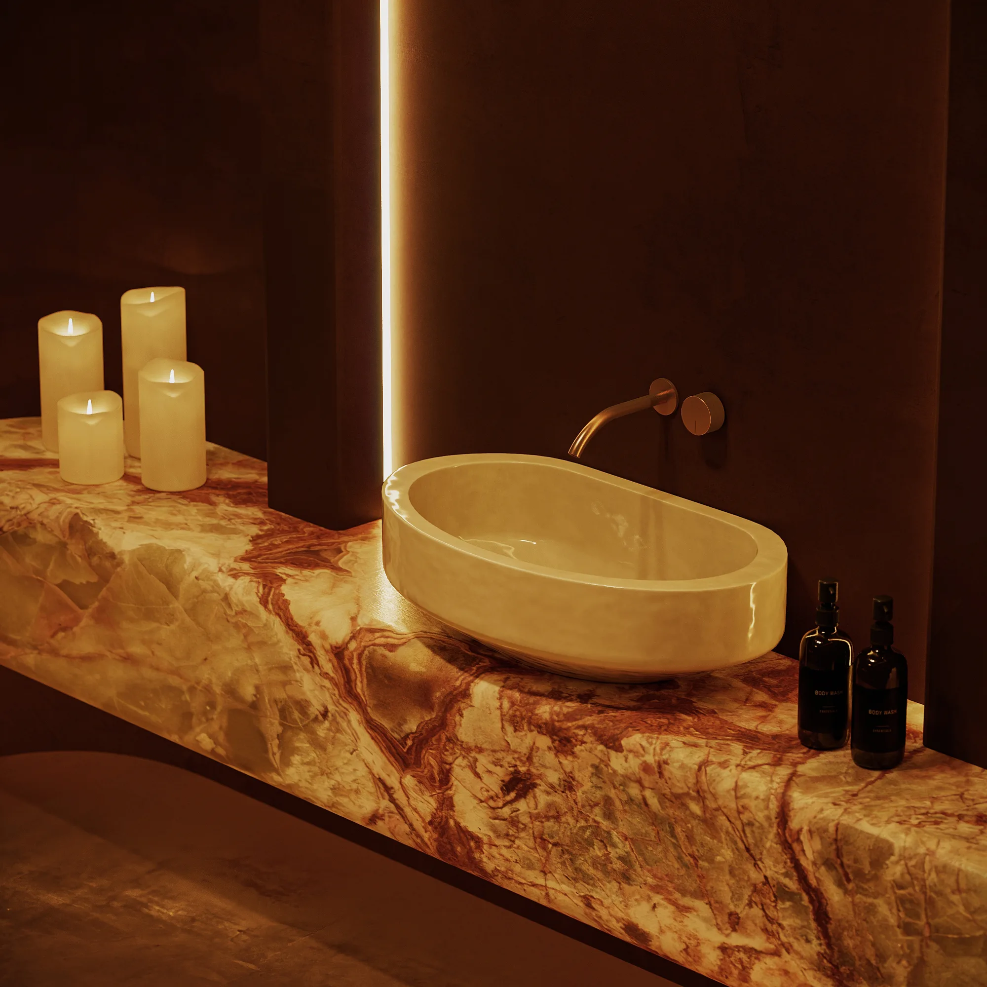 Wellness & Spa Interior Design Project, 450 m², Bali, Nusa Dua — image 67