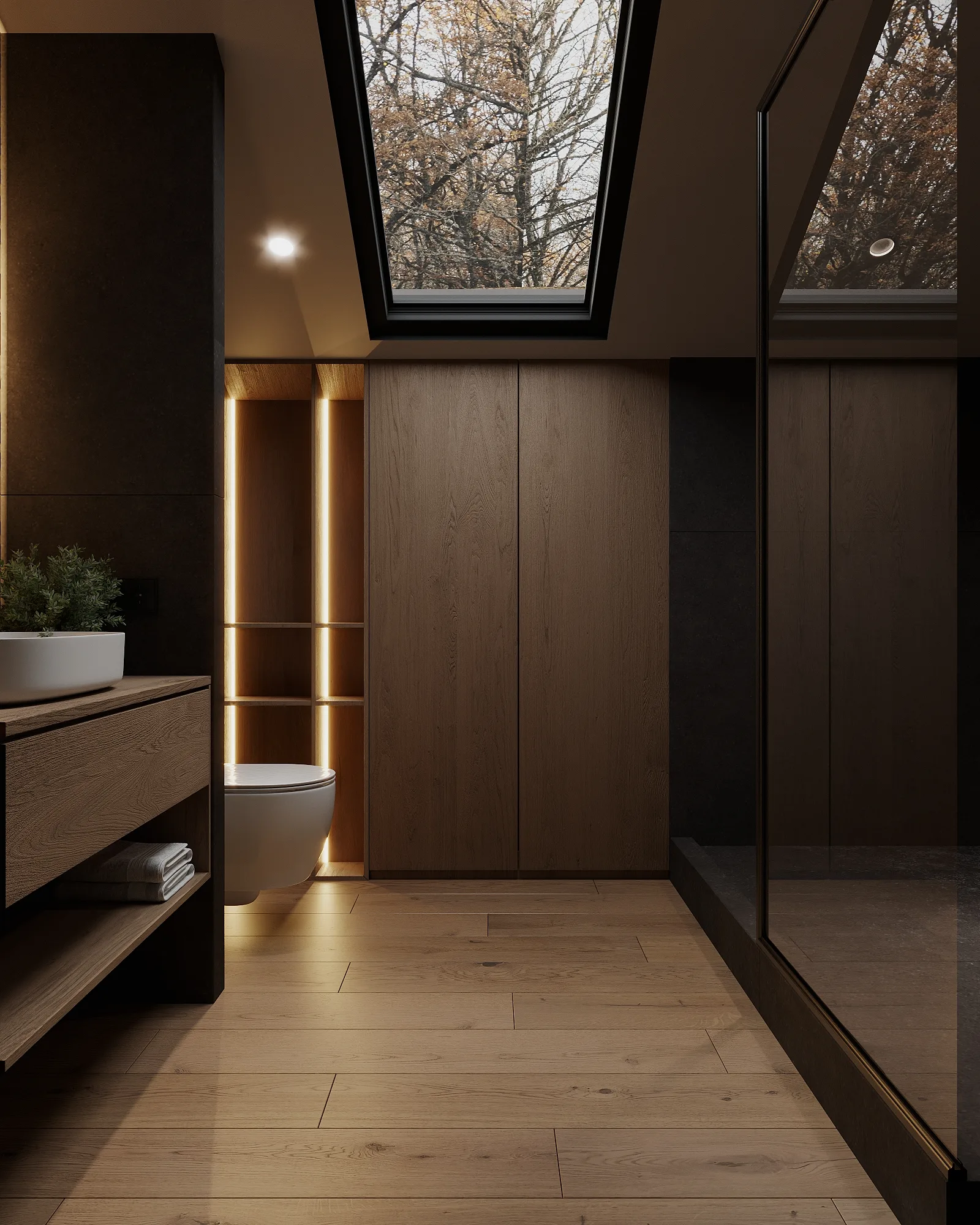 Гостевой санузел, кадр 3 — Дизайн-проект дома 243 м² в Киеве