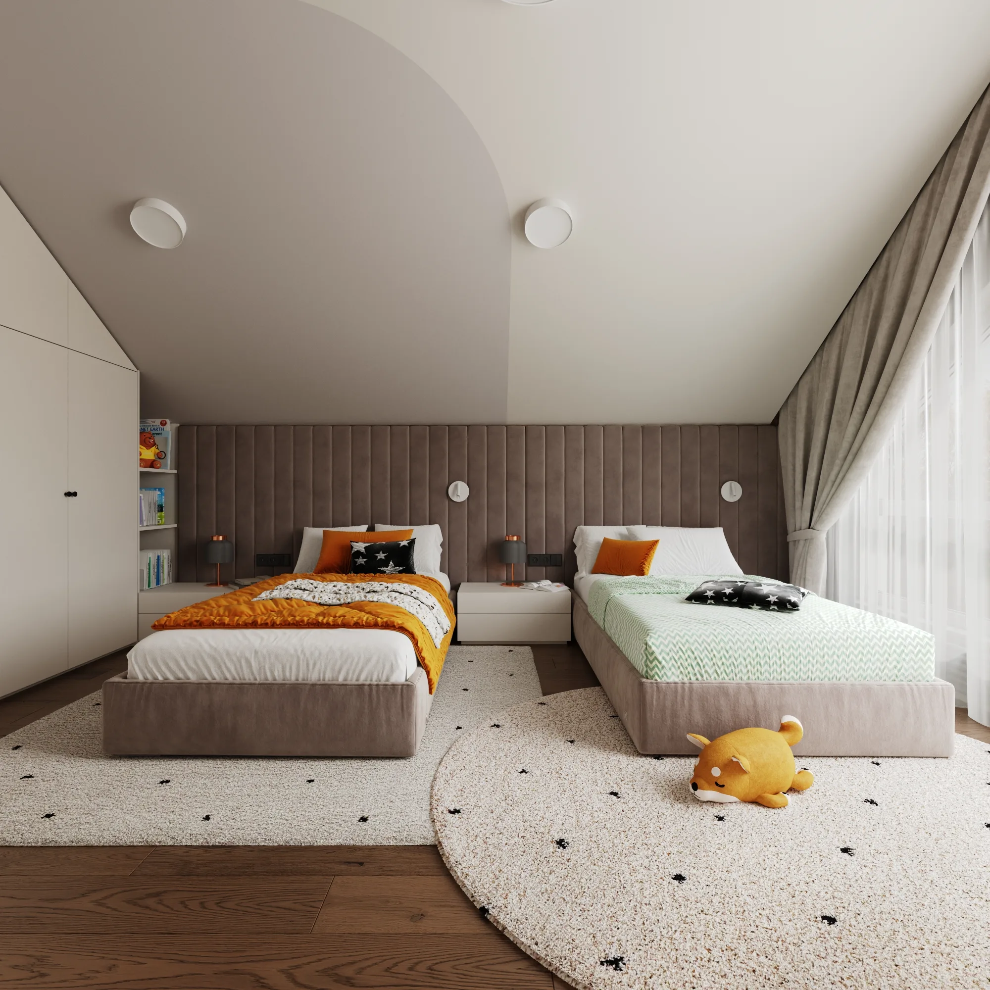 Детская комната, кадр 1 — Дизайн-проект дома 243 м² в Киеве