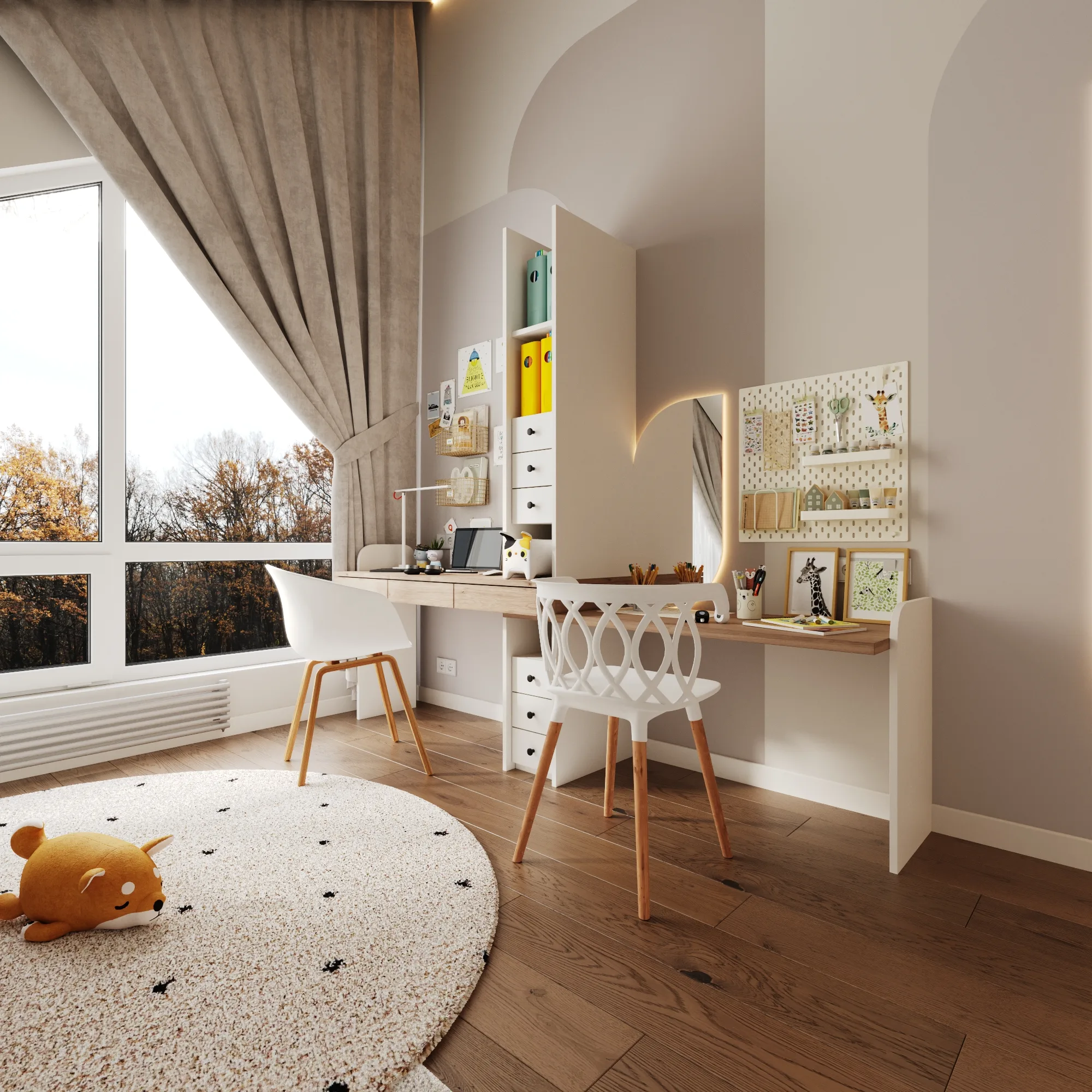 Детская комната, кадр 6 — Дизайн-проект дома 243 м² в Киеве