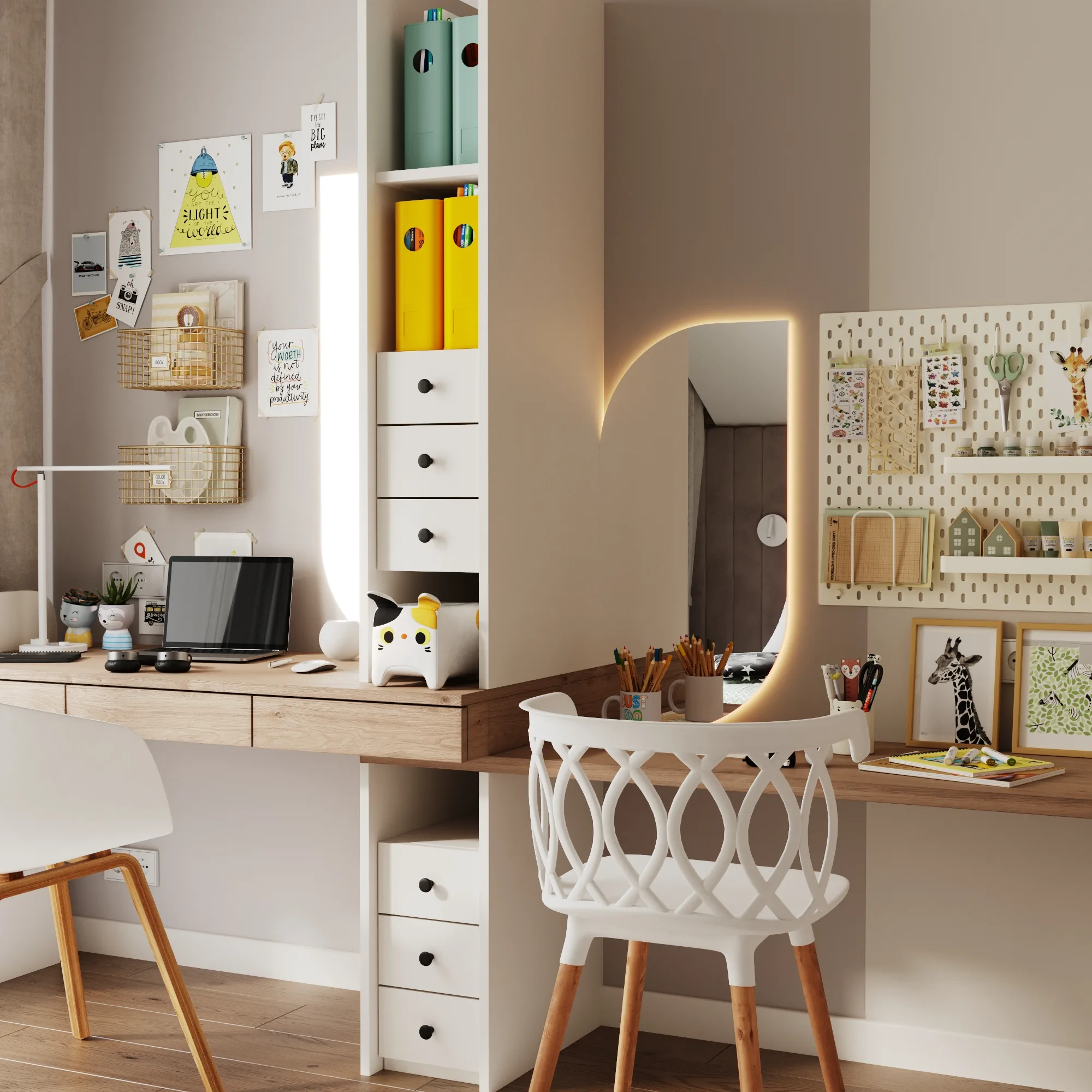 Детская комната, кадр 8 — Дизайн-проект дома 243 м² в Киеве
