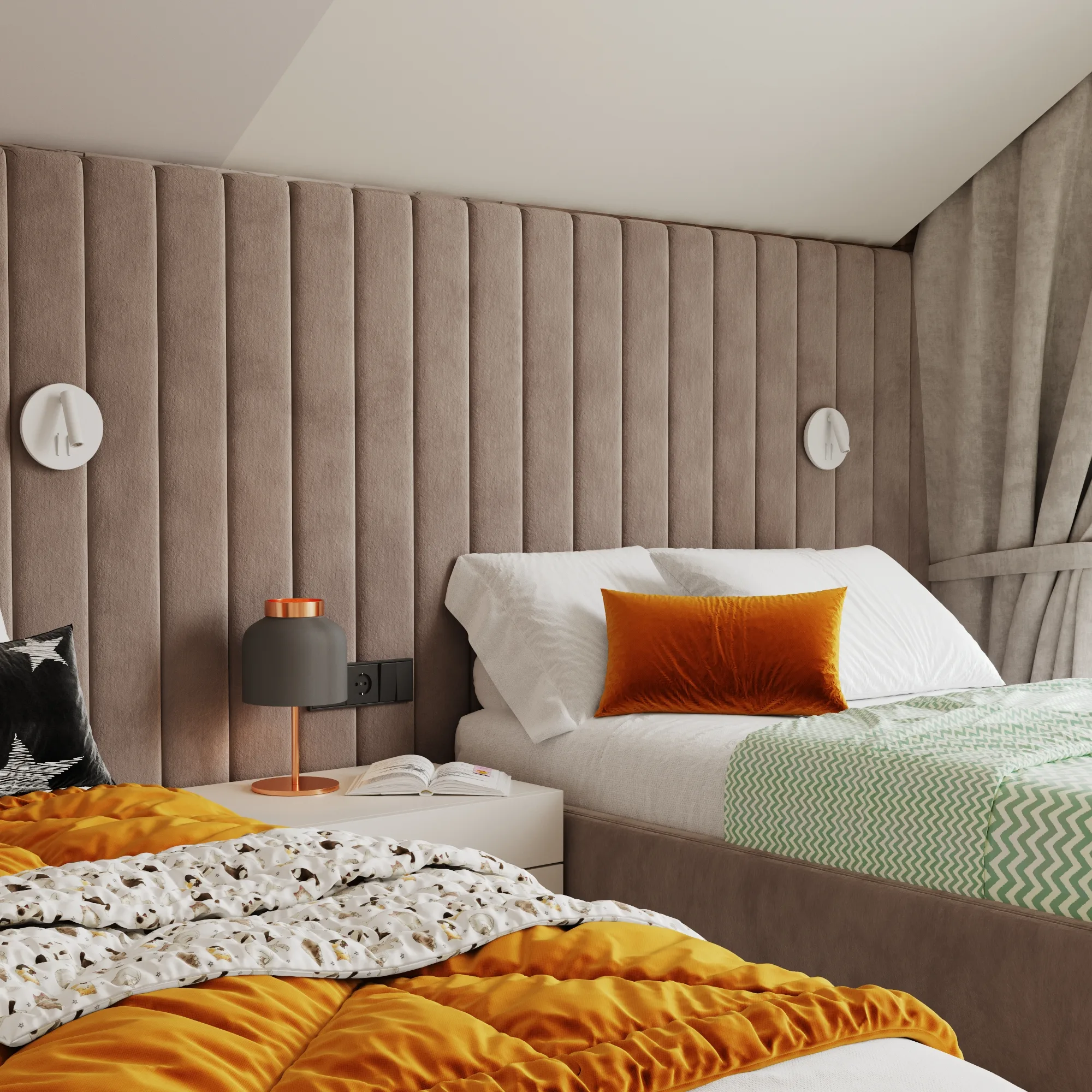 Детская комната, кадр 2 — Дизайн-проект дома 243 м² в Киеве