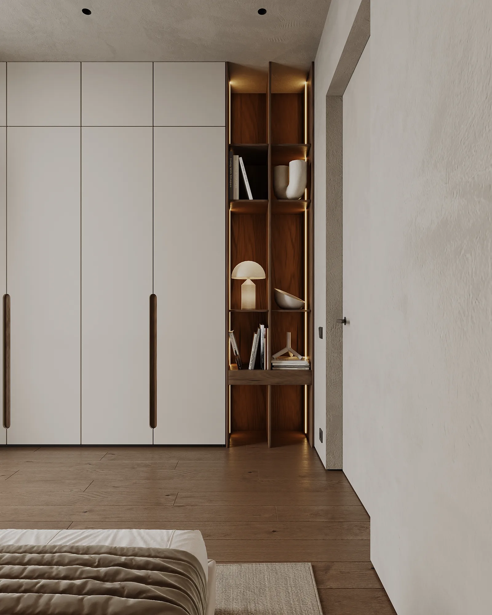 Гостевая спальня, кадр 6 — Дизайн-проект дома 290 м² в Алматы