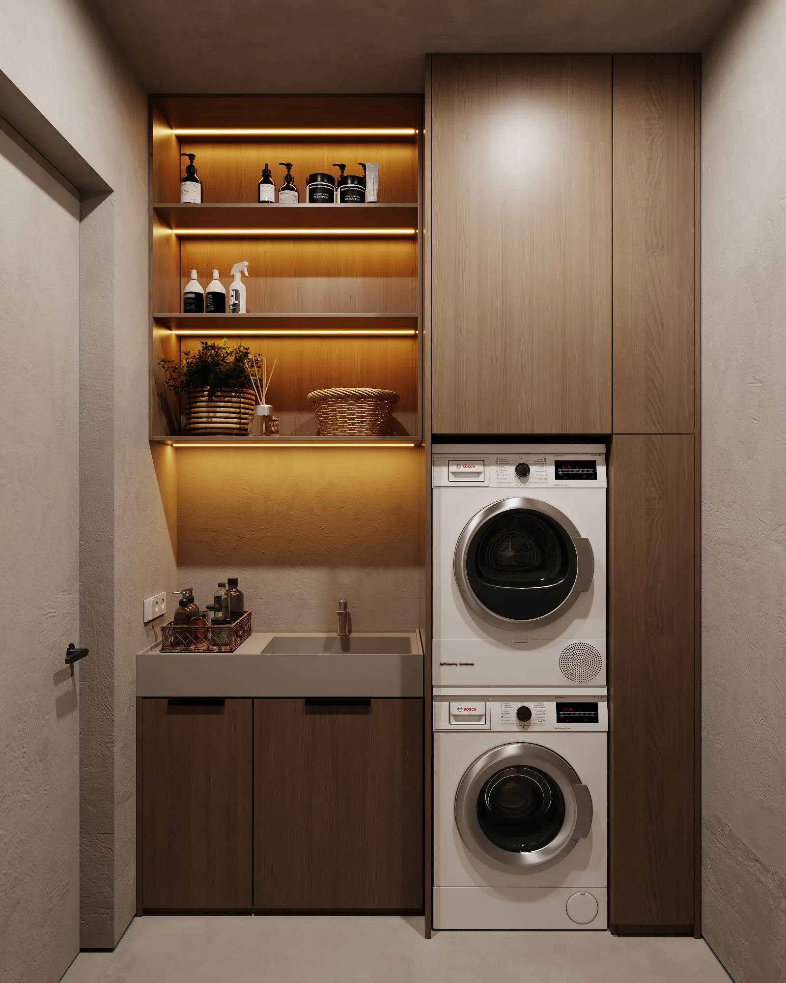 Постирочная, кадр 1 — Дизайн-проект дома 290 м² в Алматы