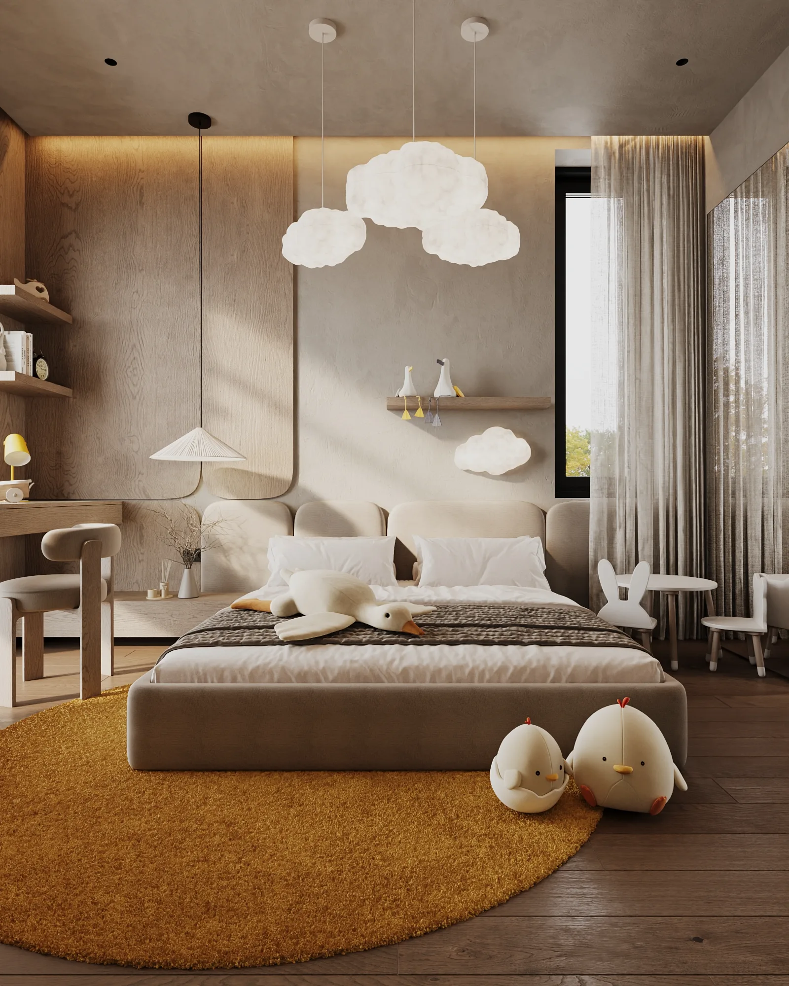 Детская, кадр 1 — Дизайн-проект дома 290 м² в Алматы