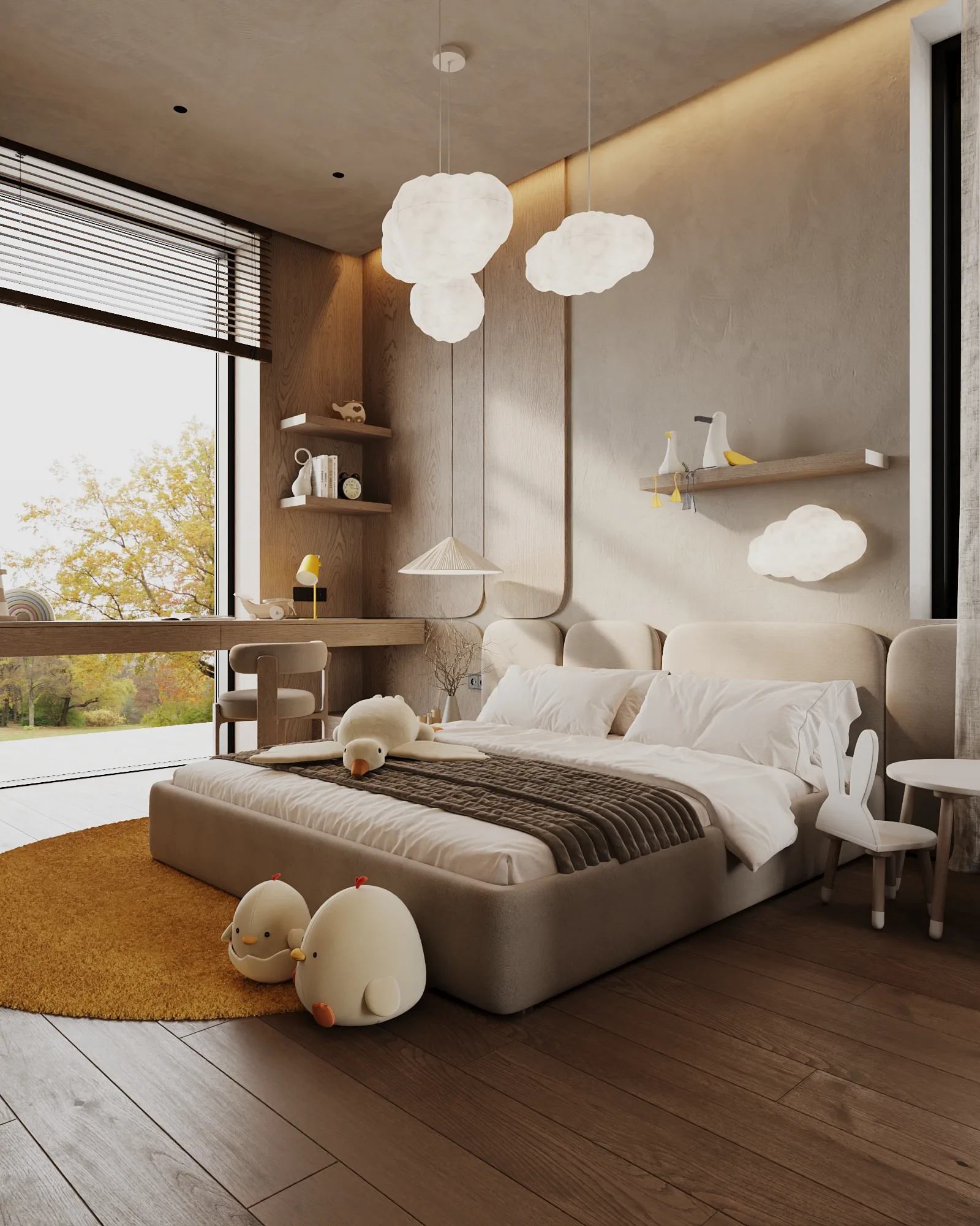 Детская, кадр 2 — Дизайн-проект дома 290 м² в Алматы
